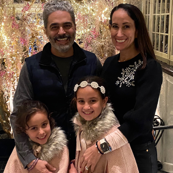 Pictured above, Gary and Michelle Kramer, with their daughters, Francesca and Lily.