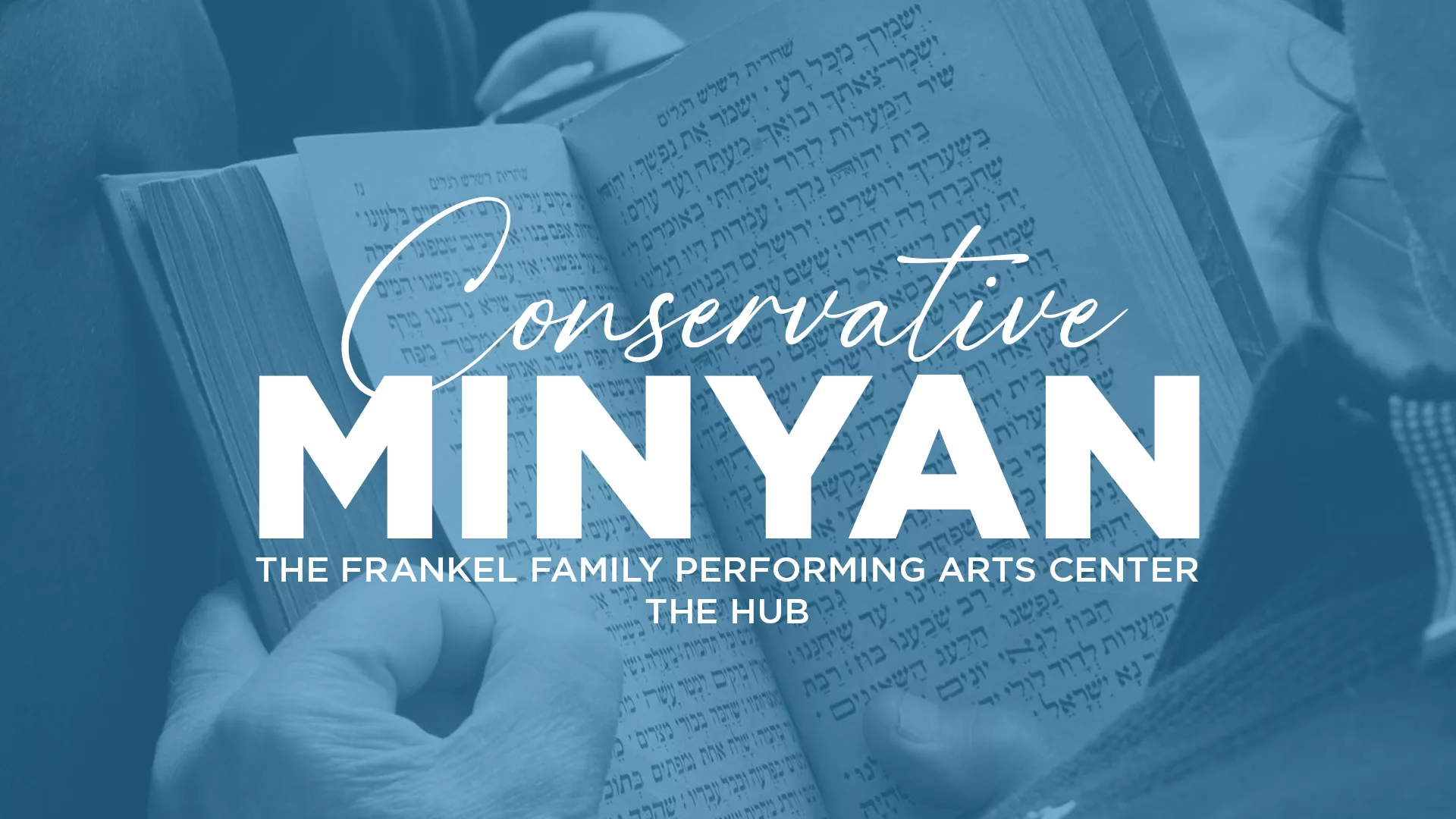 Conservattive Minyan Service Banner