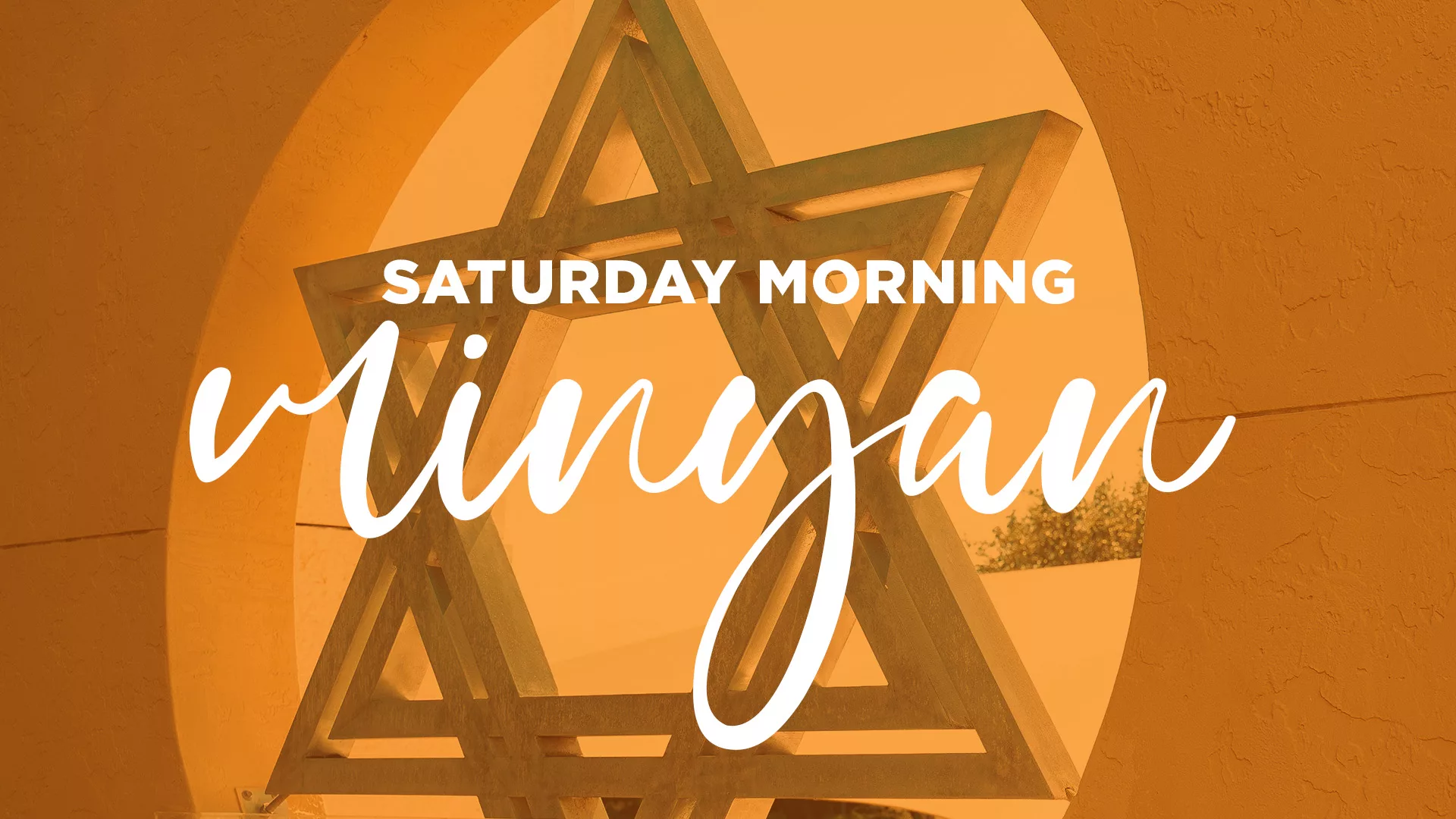 Saturday Morning Minyan New Graphic