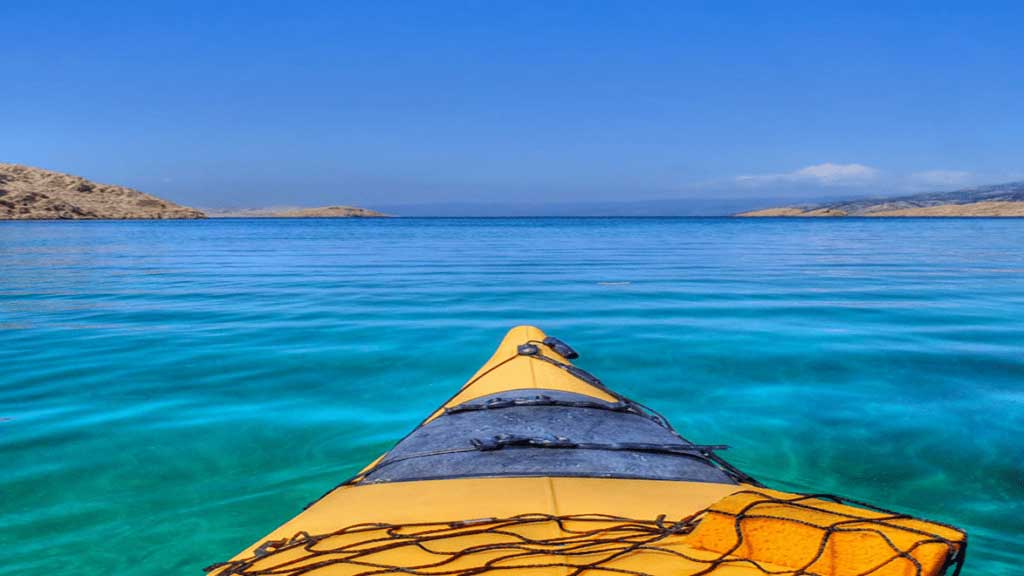 kayak on the water