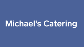 michael's catering logo sort of