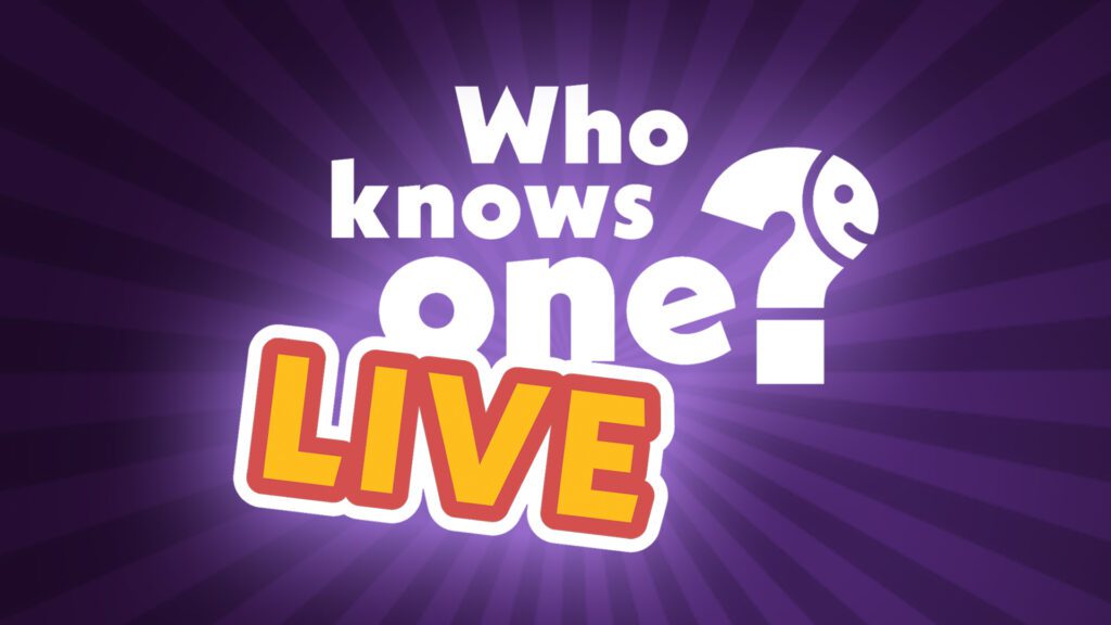 Who Knows One? LIVE
