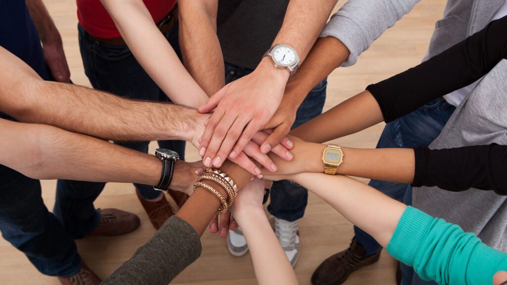 Group of Hands