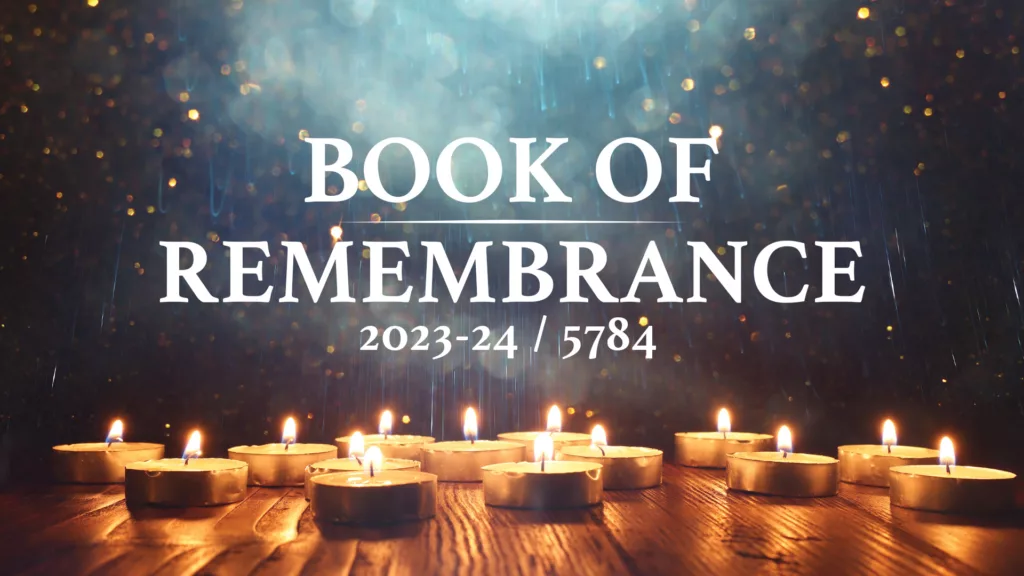 Book of Remembrance WEB Banner