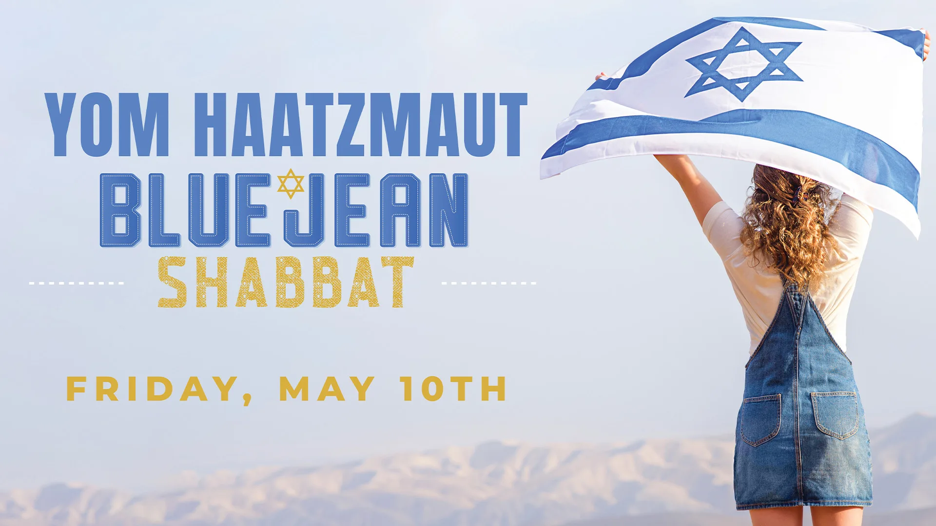 Blue Jean Shabbat Web Banner
