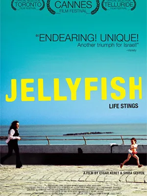 Jellyfish Movie Poster Life Stings Women and Girl running by water