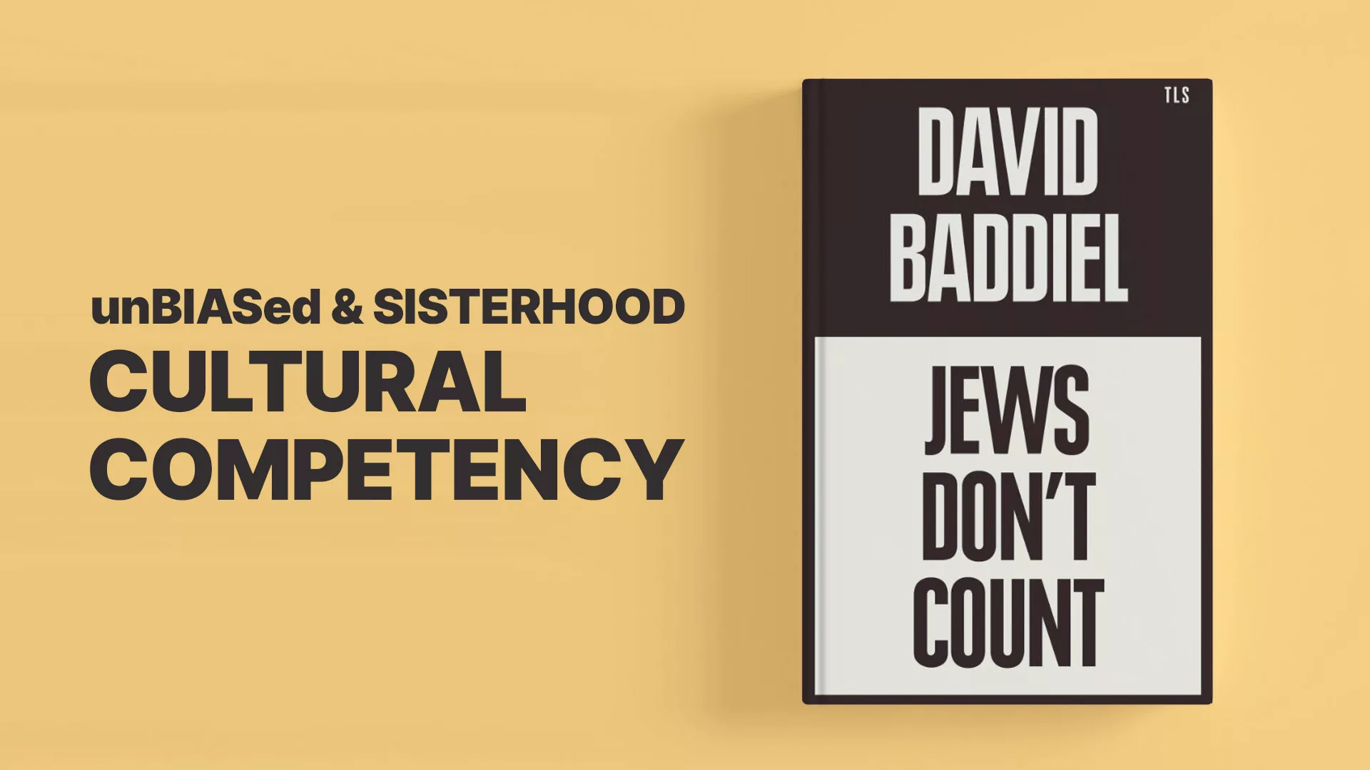 Jews Don't Count Unbiased and Sisterhood Cultural Competency Website Banner