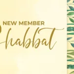 New Member Shabbat Banner