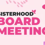 Sisterhood Board Meeting Banner
