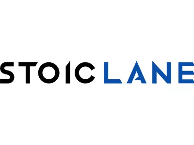 Stoic Lane Logo Black and Blue