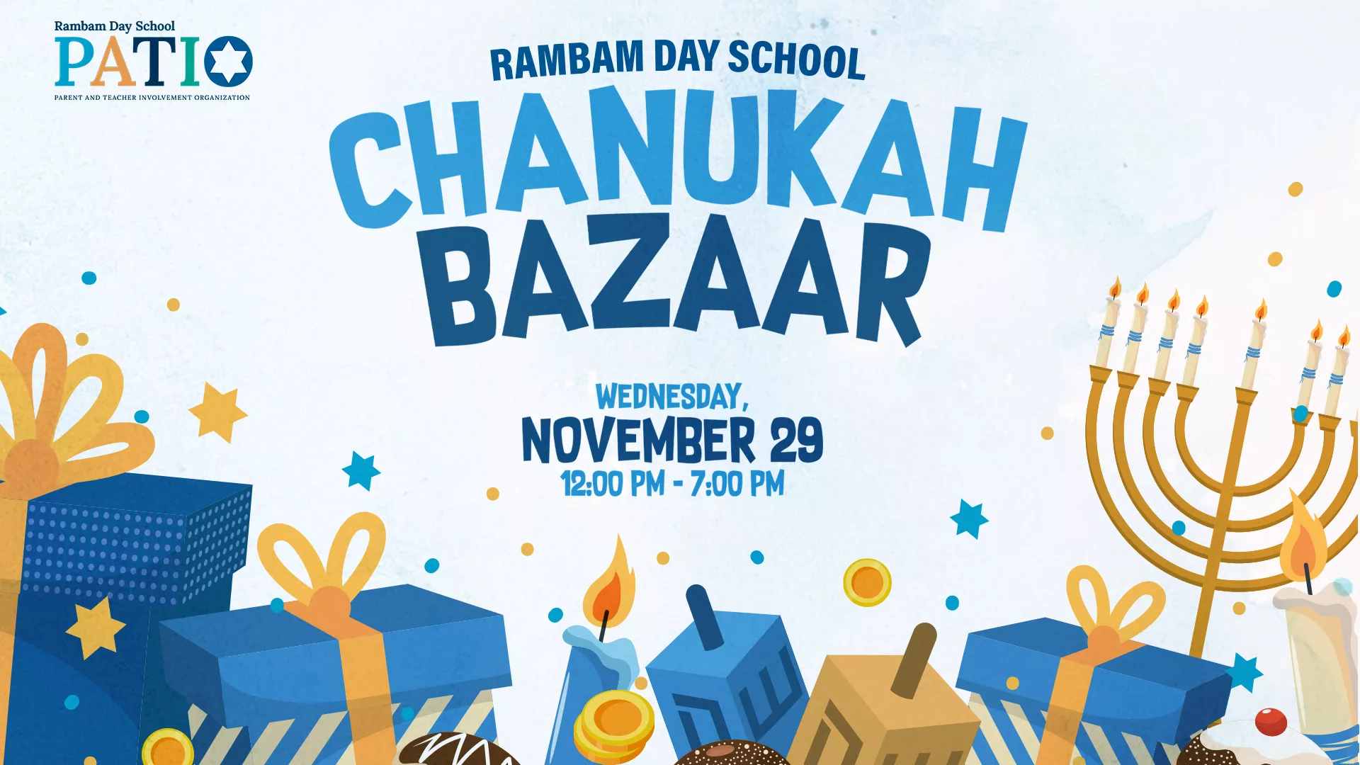 Chanukah Bazaar Rambam Day School