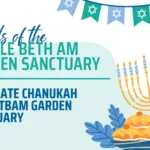 Friends of the Garden Chanukah in the tbam garden sanctuary banner