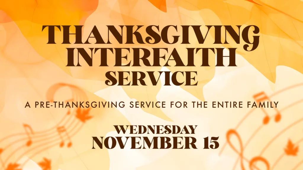 Thanksgiving Interfaith