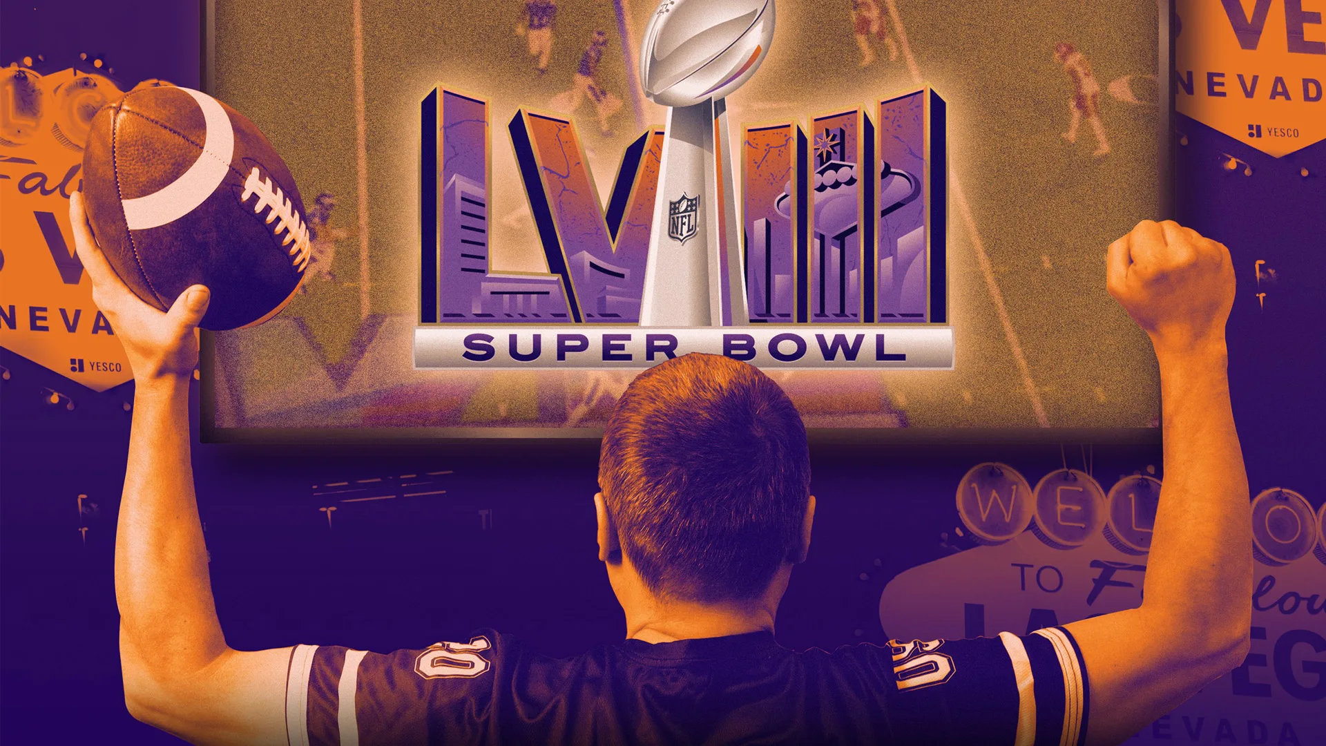Superbowl Tailgate and Watchparty Web Banner
