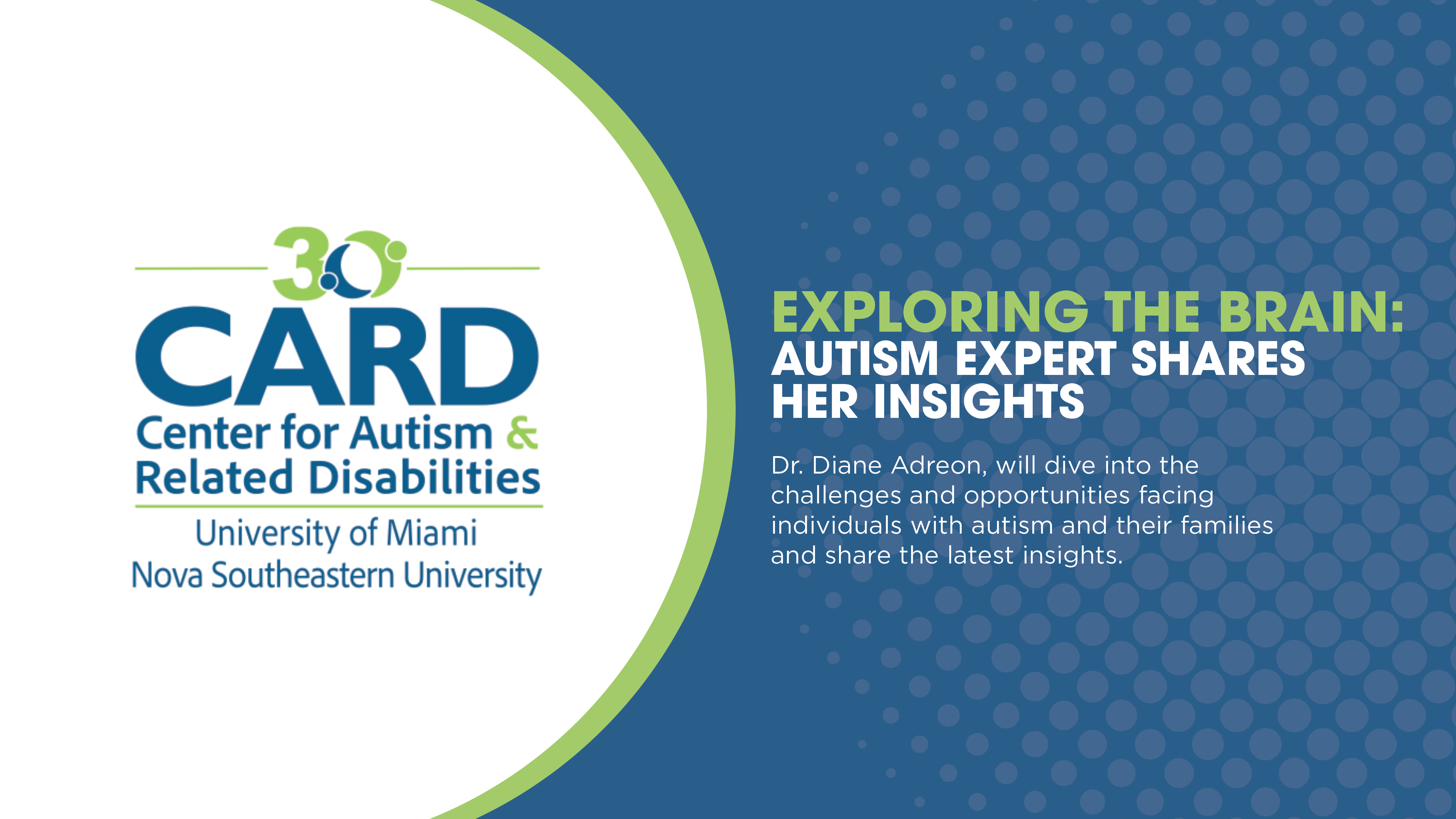 Exploring the brain: autism expert shares her insight web banner