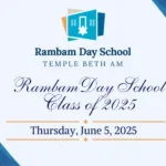 Rambam Day School Graduation Web Banner 2025