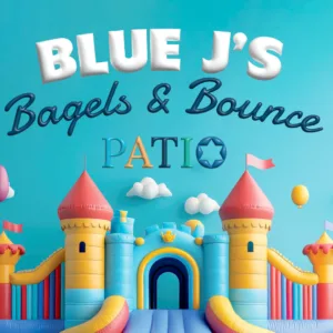 Blue J's Bagels and Bounce web banner