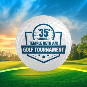 temple beth am 35th Annual Golf Tournament web banner