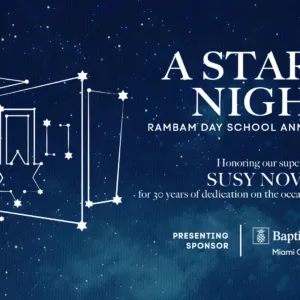 A Starry Night for the Rambam Day School Annual Auction, Honoring Susy Novak