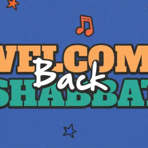 welcome back shabbat banner