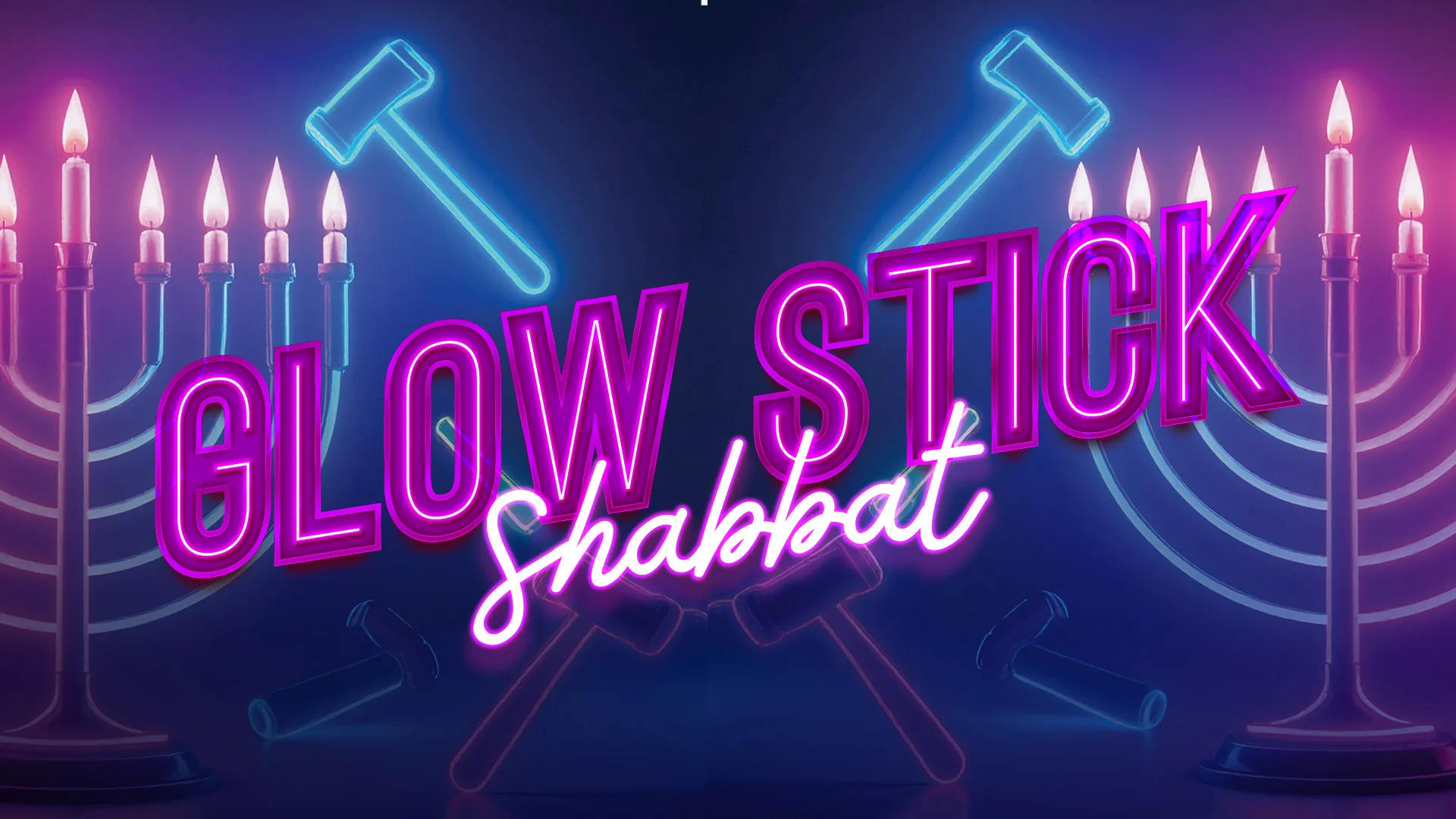 Glow Stick Shabbat web banner