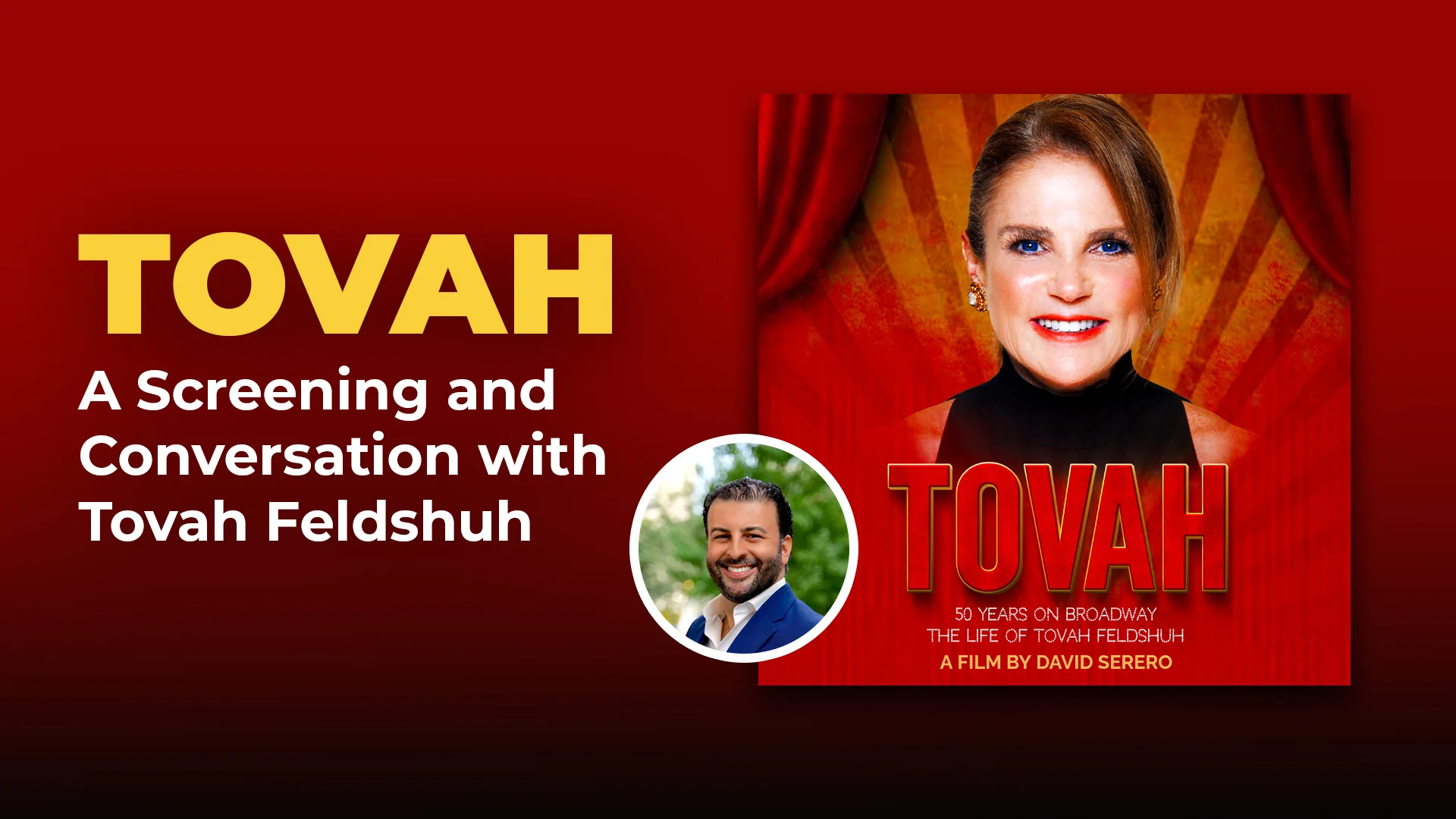 TOVAH: A Screening and Conversation with Tovah Feldshuh