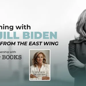 an evening with Dr.Jill Biden on view from the east wing web banner