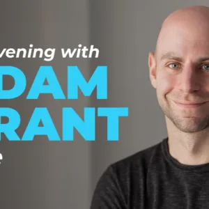 an evening with adam grant web banner