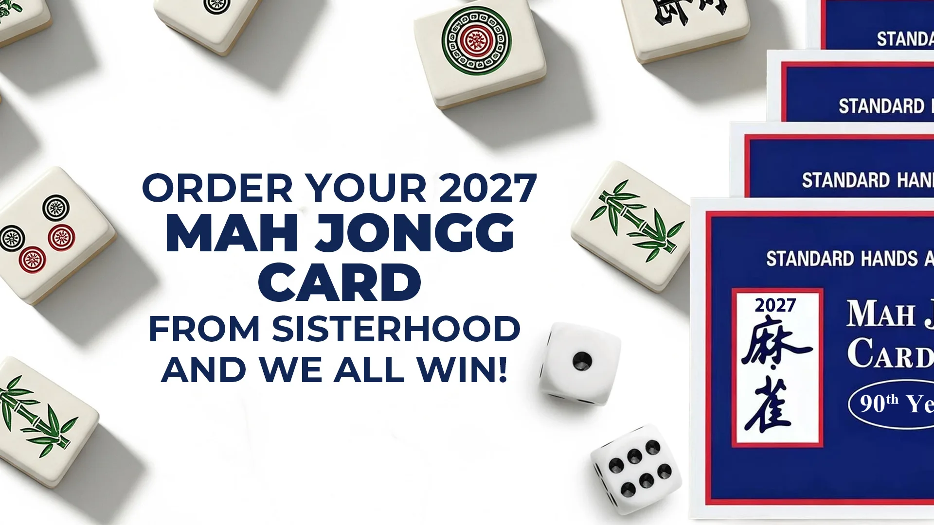 Mah Jongg Card web banner