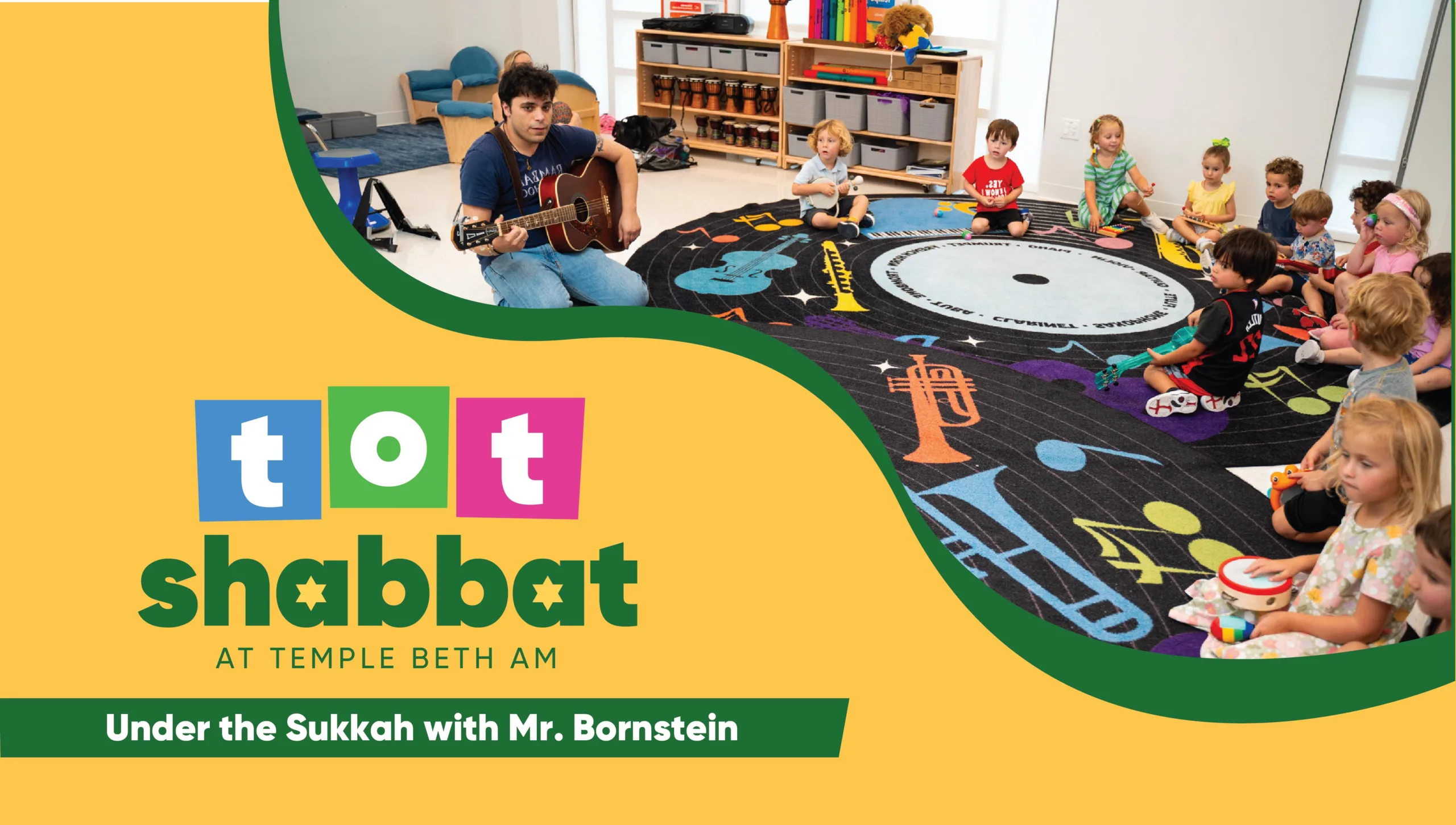 tot shabbat under the sukkah with mr. bornstein web banner